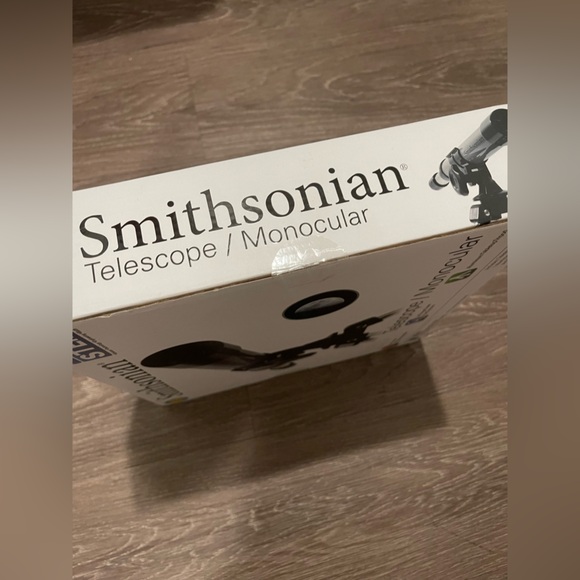 Smithsonian STEM 30x Telescope / Monocular with Aluminum Tabletop Tripod And Cap - Picture 2 of 5